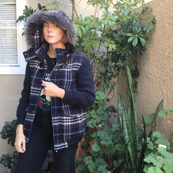 Vintage multicolored E.Lands Kids wool winter jacket - Picture 5 of 16